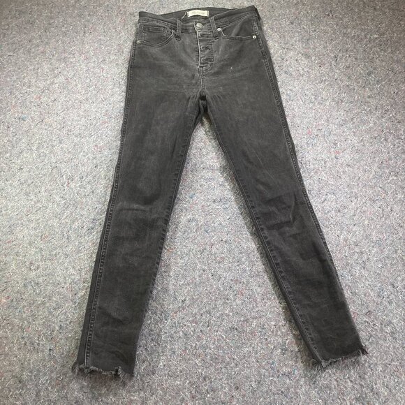 Madewell Womens 10" High Rise Skinny Jeans Size 25 - Picture 1 of 16
